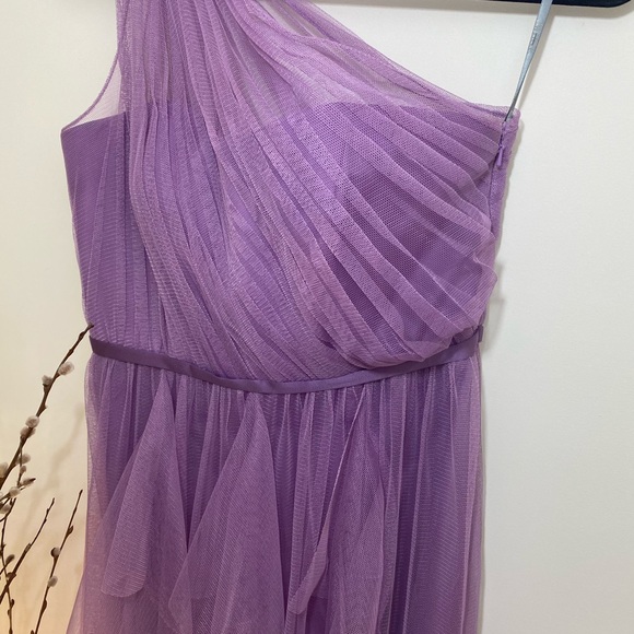 **Worn 1x for wedding** Vera Wang Bobbin Net Evening Dress size 6 - Picture 3 of 6
